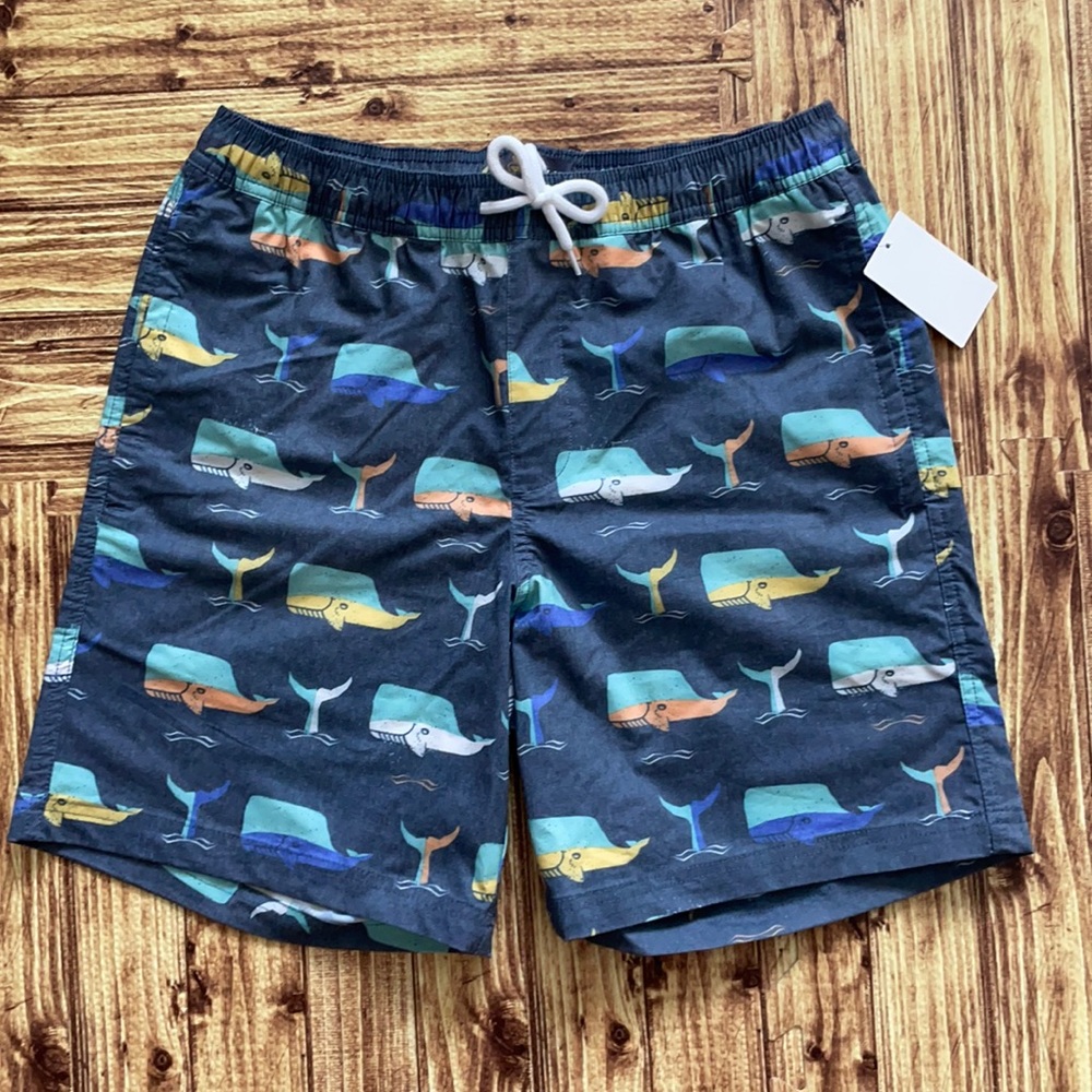 New Wallin & Bros. men’s whale board shorts swim